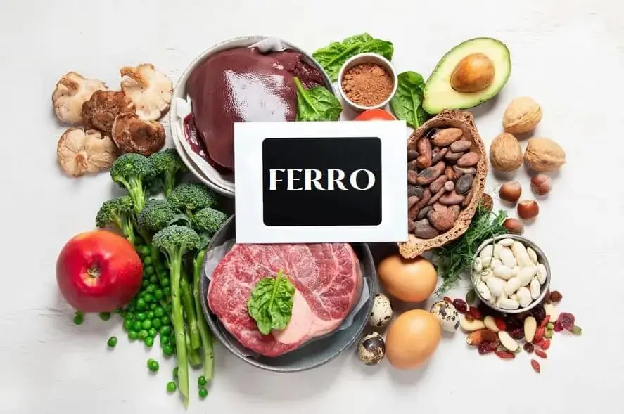 Immagine con gli alimenti che contengono il Ferro