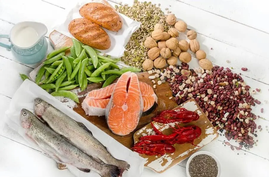 Immagine con gli alimenti che contengono la Vitamina B1
