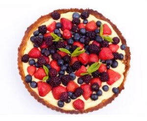 foto della crostata ai frutti di bosco