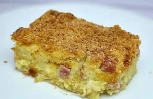 foto della ricetta dello sformato di patate e mortadella