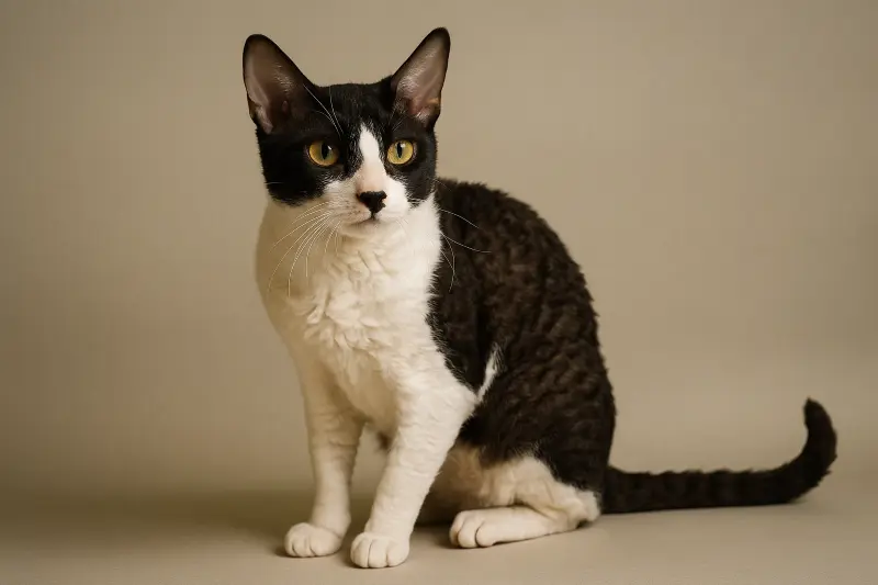 immagine del gatto Ural Rex