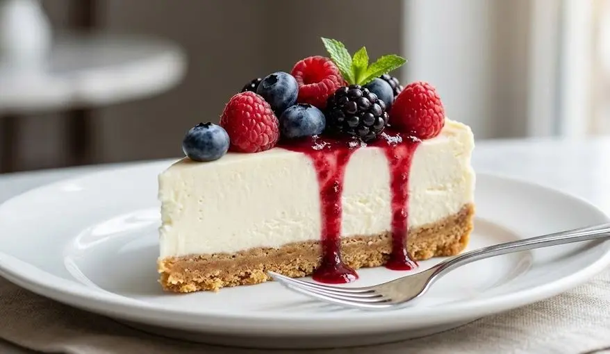 Cheesecake Fredda con Eritritolo e Frutti di Bosco: ricetta completa