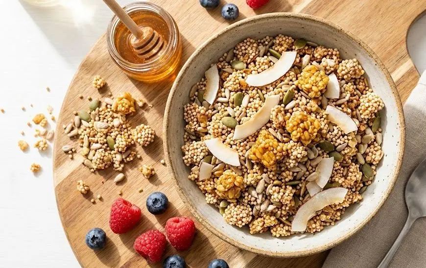 Granola con Amaranto Senza Glutine: Immagine introduttiva