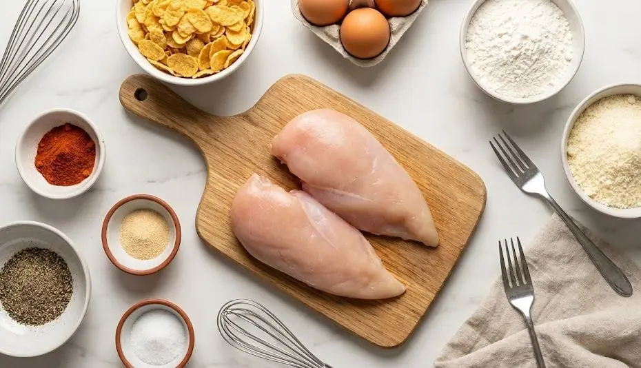 Ingredienti della Cotoletta di Pollo Cornflakes
