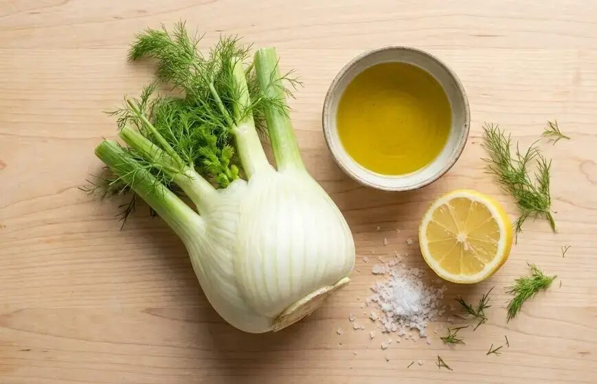 esposizione Ingredienti Finocchi al vapore