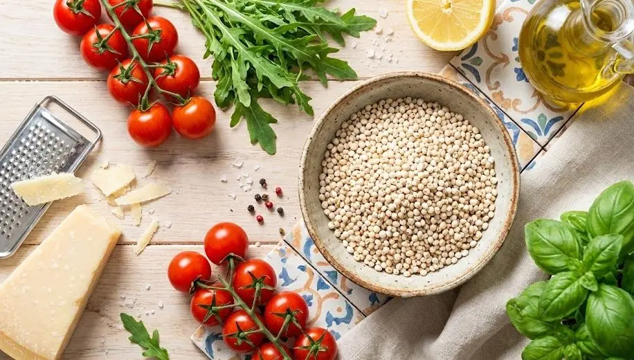 Ingredienti dell'Insalata di Sorgo Senza Glutine