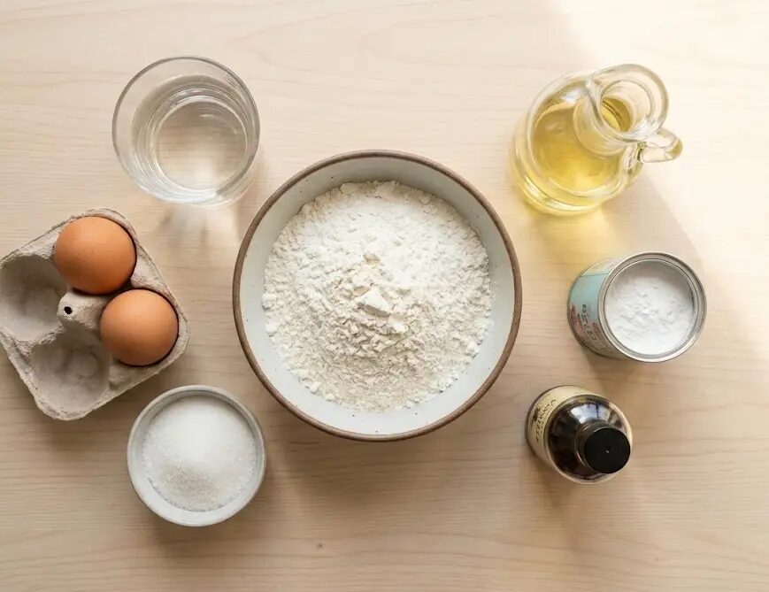 esposizione Ingredienti Pancake soffici senza lattosio