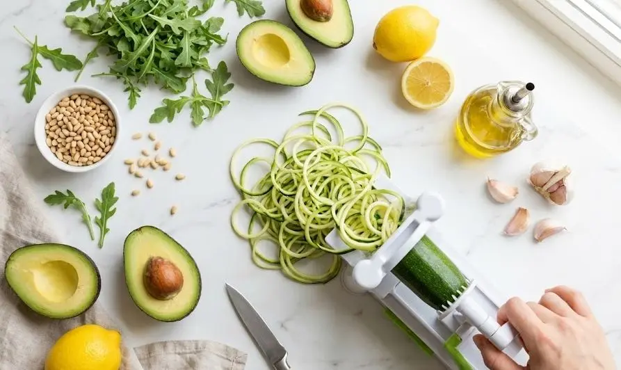 Procedimento degli Spaghetti di Zucchine Detox