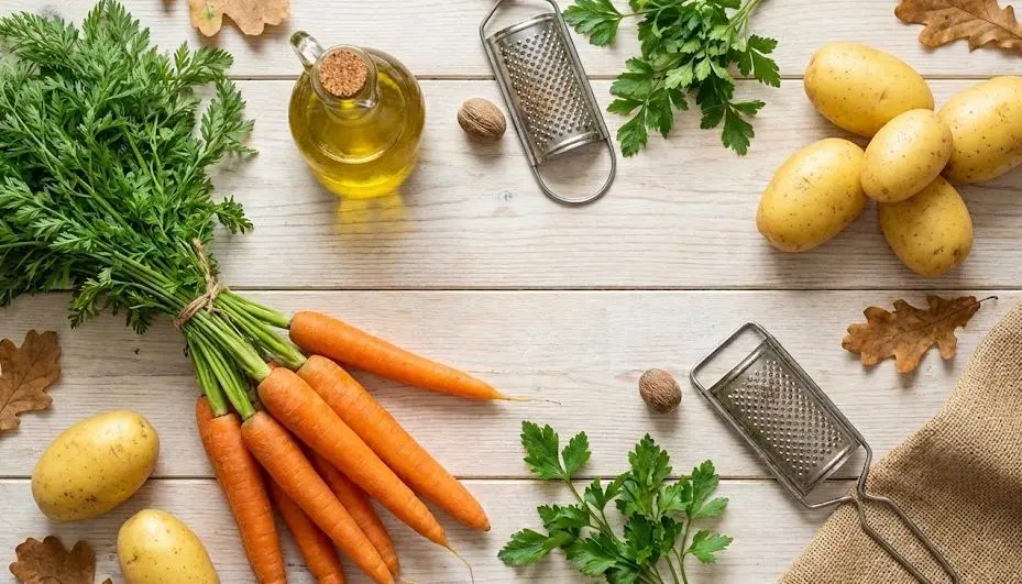 Ingredienti della Vellutata di carote e patate