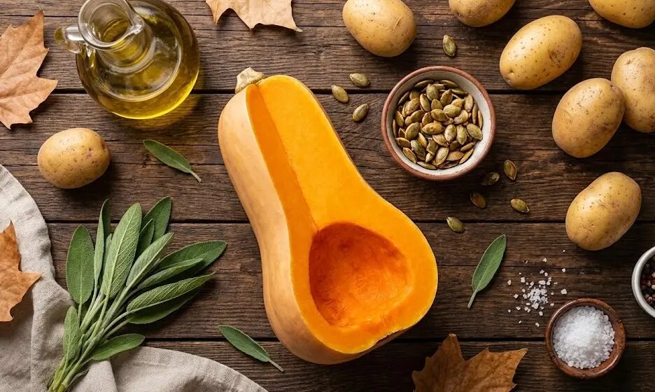 esposizione Ingredienti Vellutata di zucca