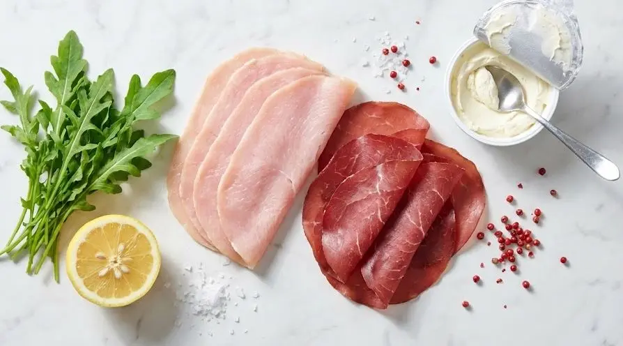 Immagine degli Ingredienti degli Involtini di Tacchino Light