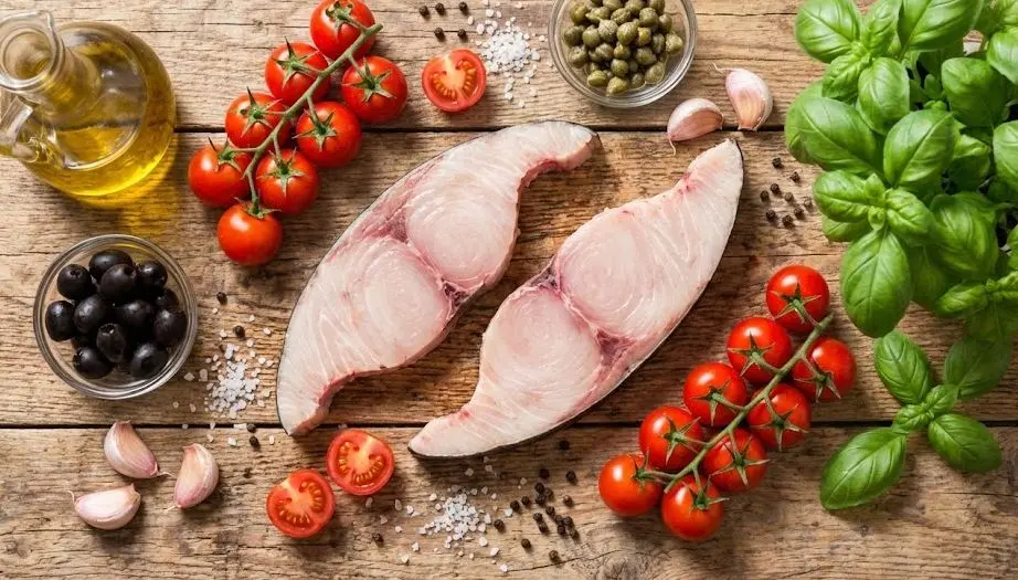 Immagine degli Ingredienti del Pesce Spada alla Siciliana Light