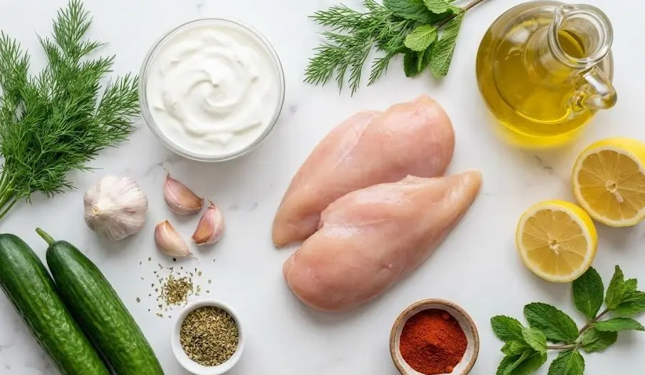 Immagine degli ingredienti del Pollo alla Griglia