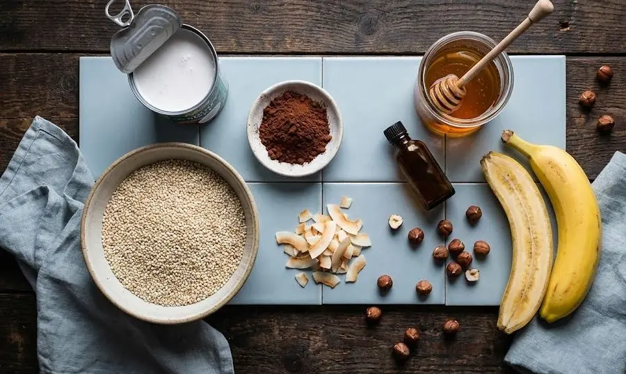 Immagine degli Ingredienti del Porridge Quinoa Senza Glutine