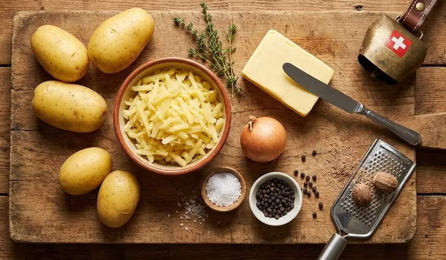 Immagine degli Ingredienti del Rosti di Patate Light