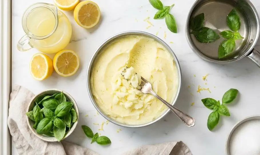 Ingredienti e procedimento del Sorbetto al Limone e Basilico