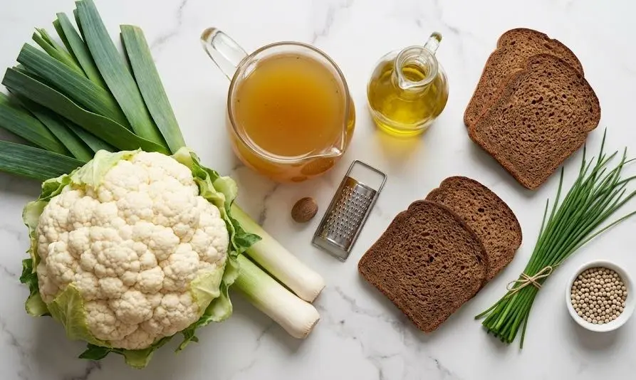 Immagine degli ingredienti della Vellutata di Cavolfiore