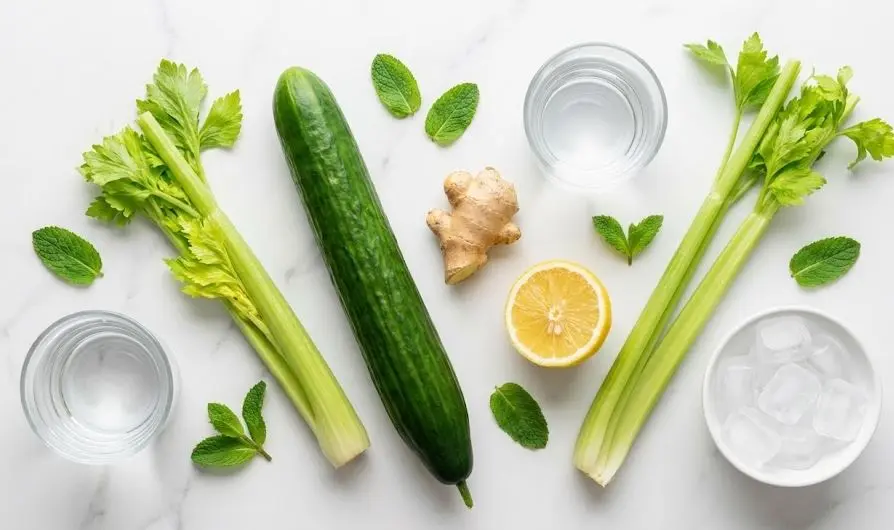Immagine degli ingredienti dello Smoothie Verde
