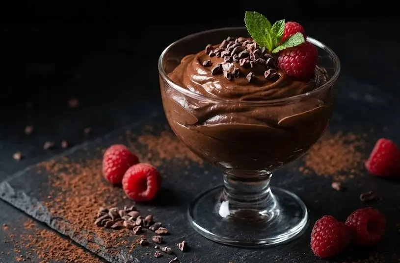Mousse di Avocado Cacao Crudo: Immagine introduttiva