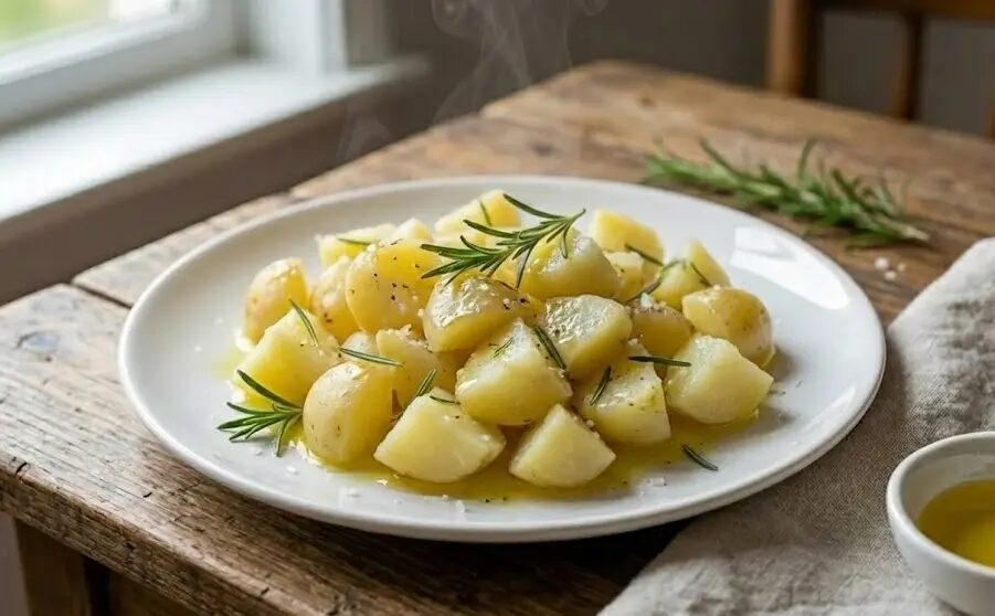 piatto di Patate lesse