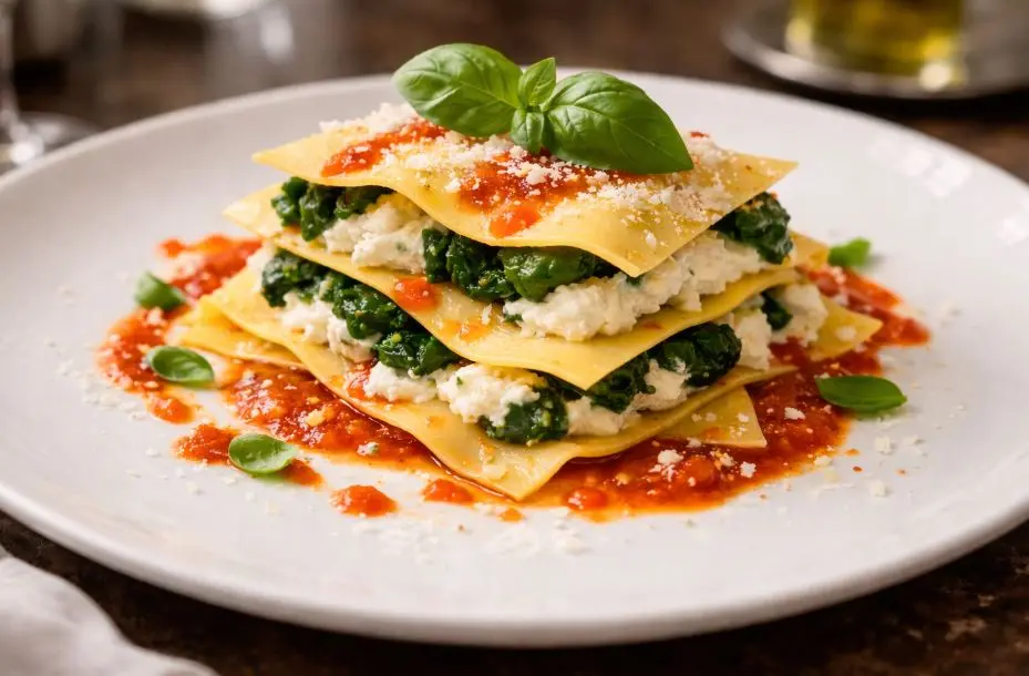 Ravioli Aperti con Ricotta e Spinaci Light: immagine introduttiva