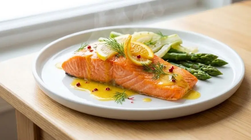 Salmone Selvaggio al Vapore: Immagine introduttiva