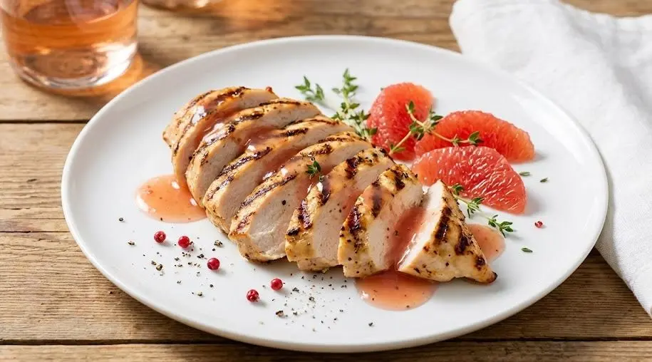 Tagliata di Pollo Marinata al Pompelmo Rosa: Immagine introduttiva