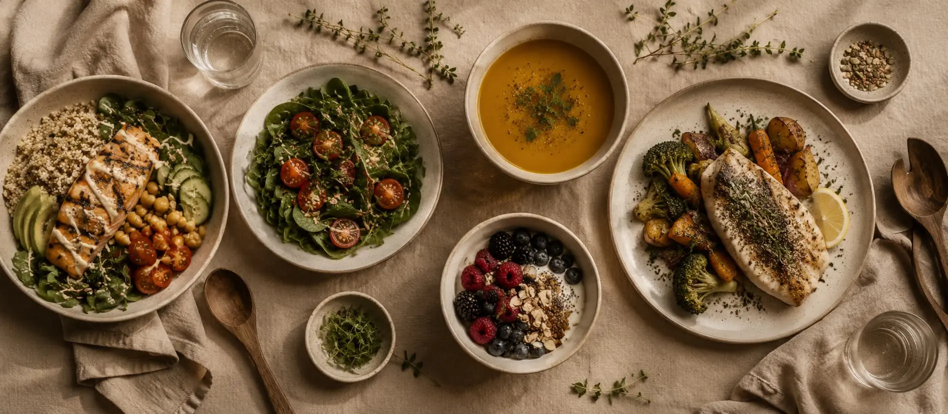 Piatti sani e ricette per ogni esigenza alimentare: buddha bowl, insalate, zuppe e proteine